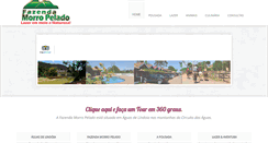 Desktop Screenshot of fazendamorropelado.com.br